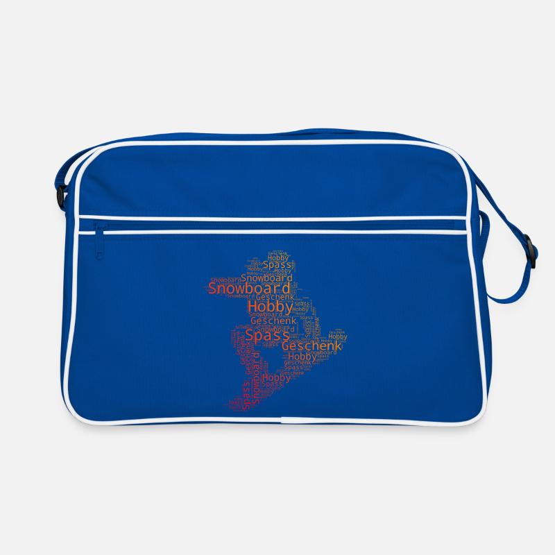 Clear snowboard message Retro Bag