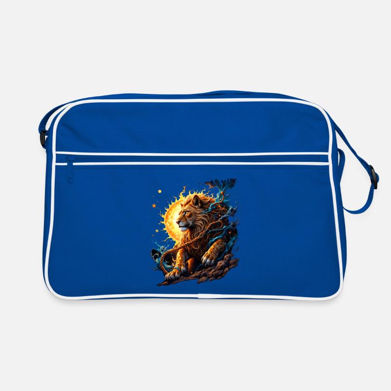 Elemental Tiger: Fire and Moon Retro Bag