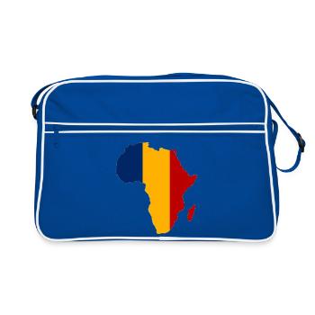 Tschad_Flagge_Afrika - Retro Bag - blue/white - Front