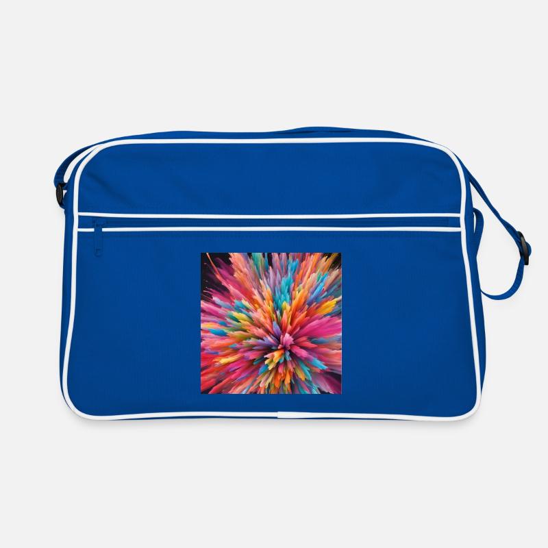 Farbexplosion Retro Tasche