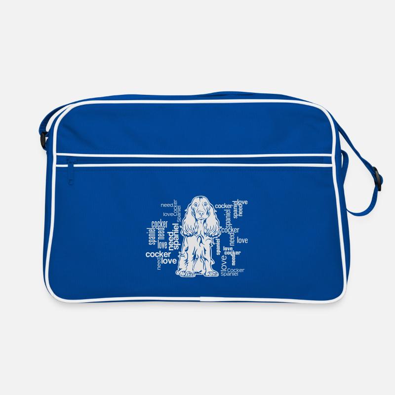 COCKER SPANIEL LOVE Retro Bag