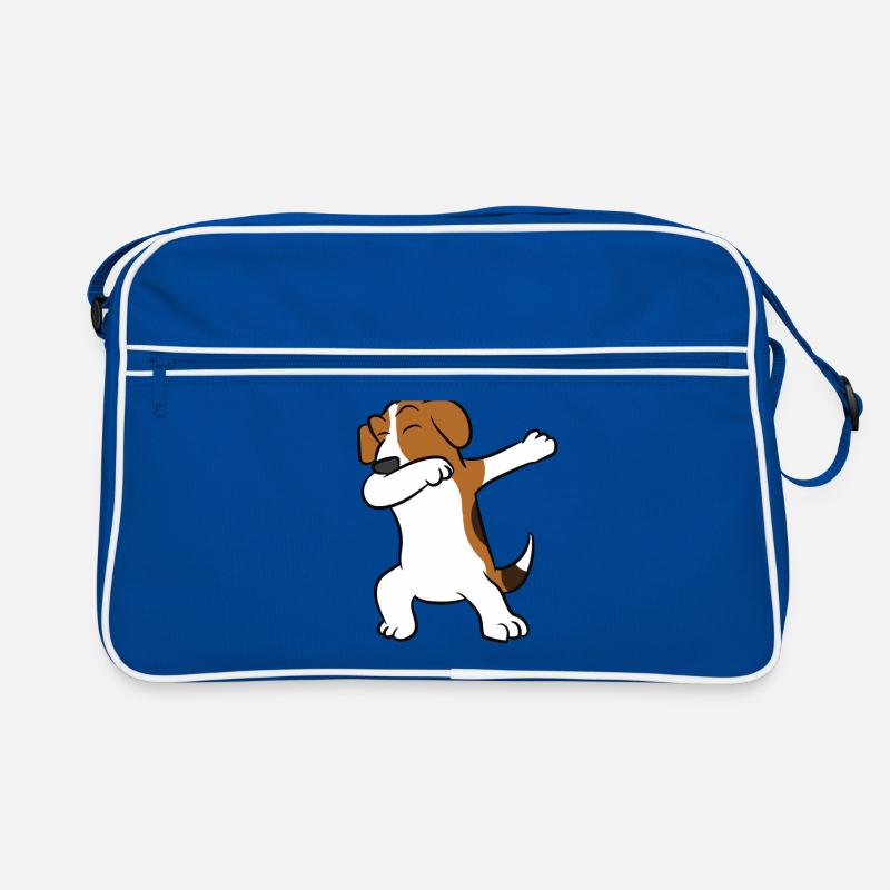 Beagle - Dab, dabbing, dabben, tanzen Retro Tasche