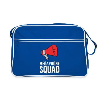 Megaphone - Megaphone Squad - Retro Bag - blue/white - Front