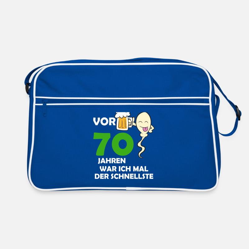 Vor 70 Jahren war ich mal der Schnellste Retro Tasche