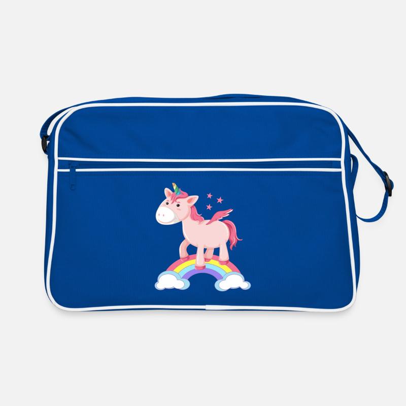 Unicorn Rainbow Retro Bag