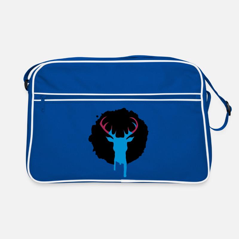 Hirsch Patch Graffiti Retro Tasche