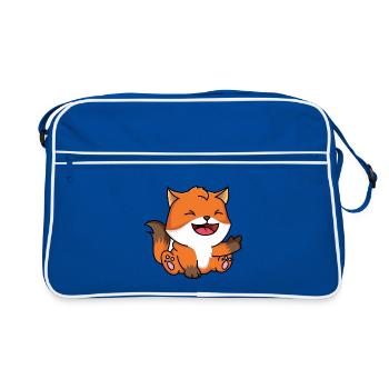 Bébé renard - Sac Retro - bleu/blanc - Devant