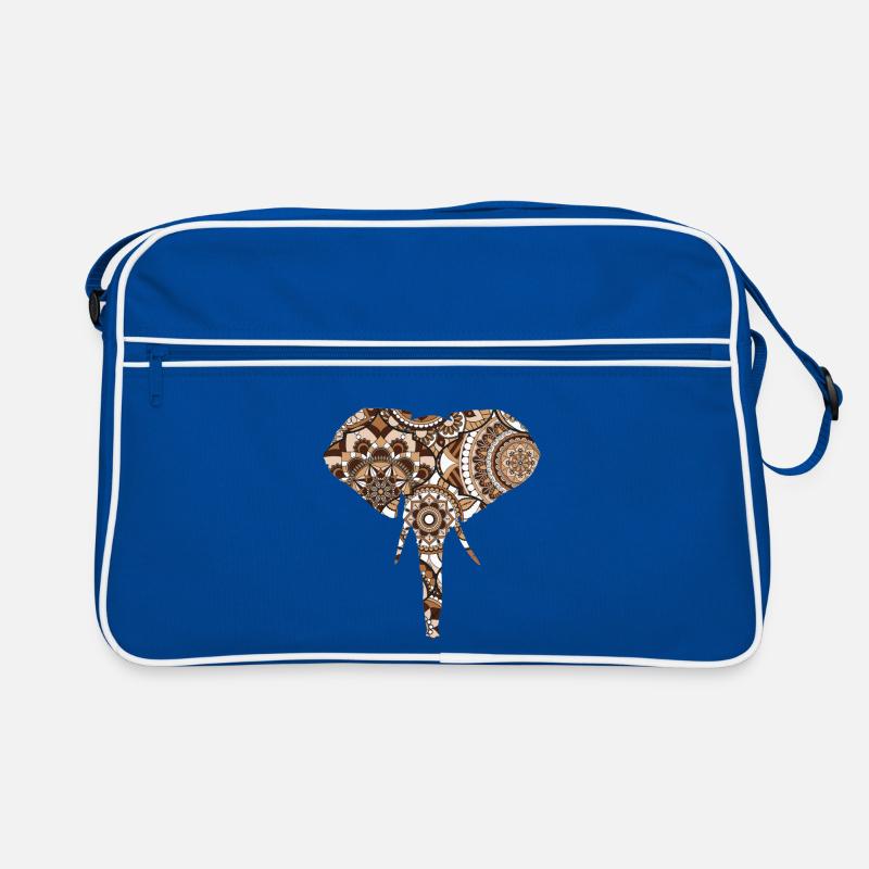 Elephant pattern Retro Bag