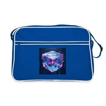 Technologie du Cube Digital Tech du Cube Digital - Sac Retro - bleu/blanc - Devant