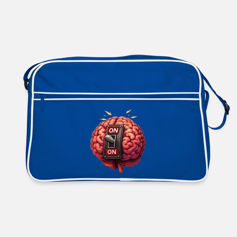 Brain on - always Retro Tasche