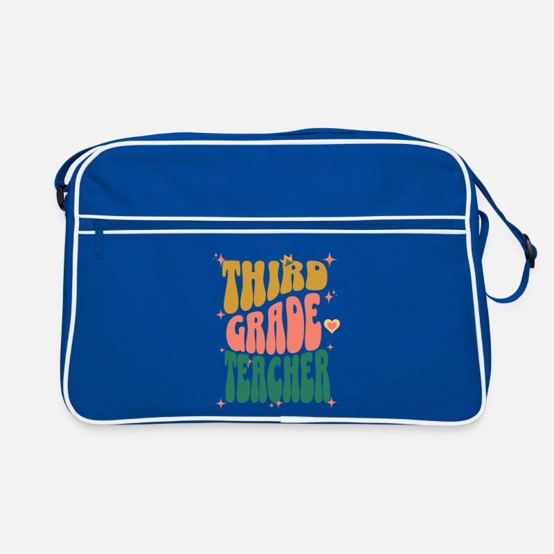 Third Grade teacher Retro Bag