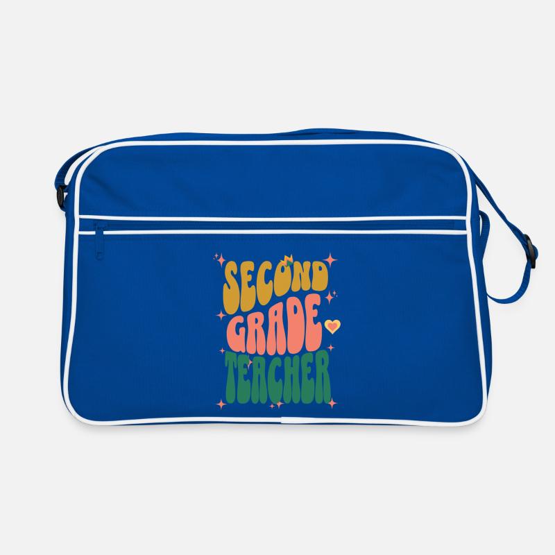 Second Grade Teacher Retro Retro Bag