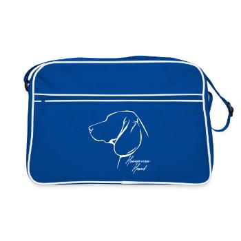 HANOVERIAN HOUND Profile Dogs Dog Wilsigns - Retro Bag - blue/white - Front