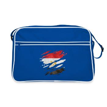 Egypt - National Flag, Scratches, Cracks - Retro Bag - blue/white - Front