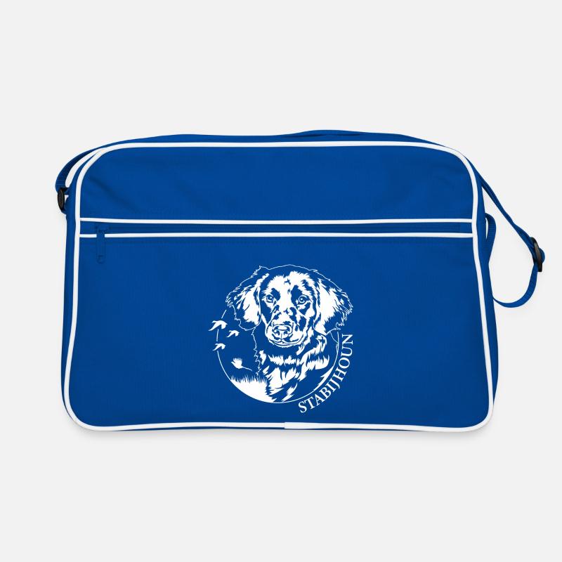 Stabijhoun Jagdhund Jäger Jagdhunde Jagd Wilsigns Retro Tasche