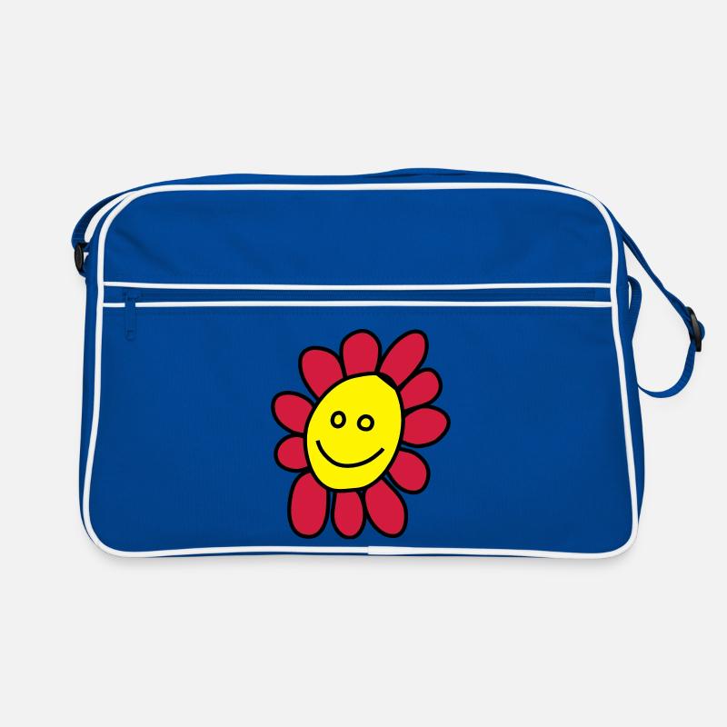 Ich bin eine Blume Retro Tasche