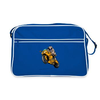 bike - Sac Retro - bleu/blanc - Devant