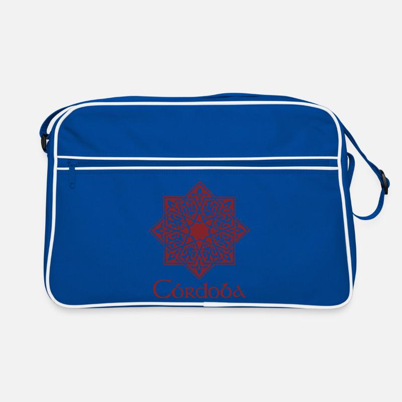 Cordoue 2 (rouge) - Sac Retro - bleu/blanc