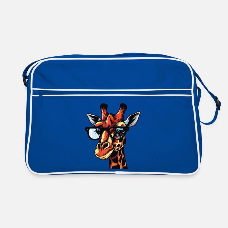 Dessin animé Bande dessinée Girafe Design Sac Retro