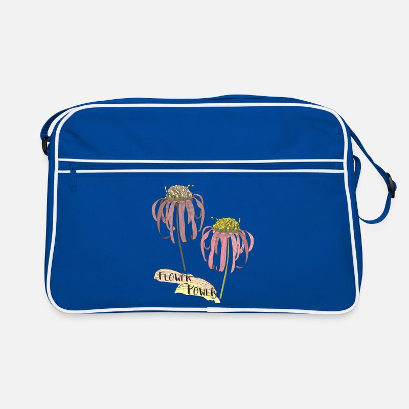 Echinacea, coneflower Retro Bag