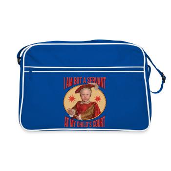 L’ironie parentale de la Renaissance - Sac Retro - bleu/blanc - Devant