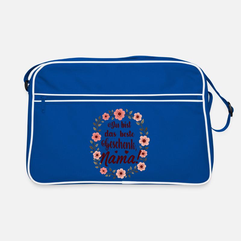 Du bist das beste Geschenk Mama ! Retro Tasche