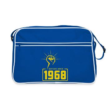 Retro Revolution 1968 T-Shirt Design - Sac Retro - bleu/blanc - Devant