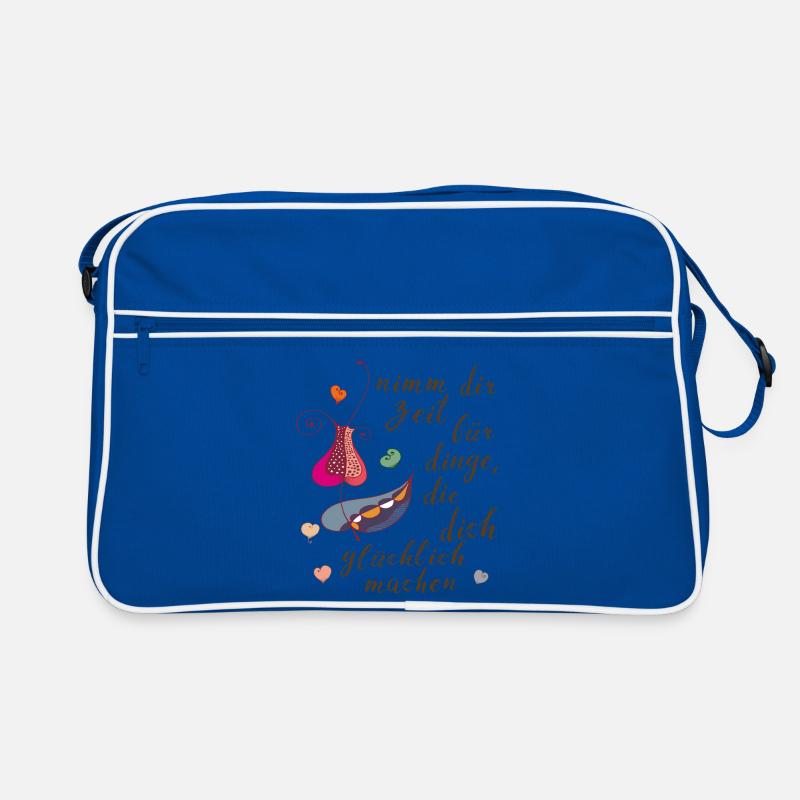 Nimm dir Zeit Retro Tasche