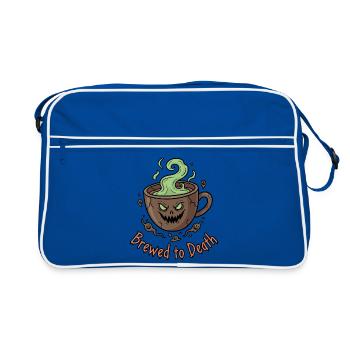 Brassé à mort - Sac Retro - bleu/blanc - Devant