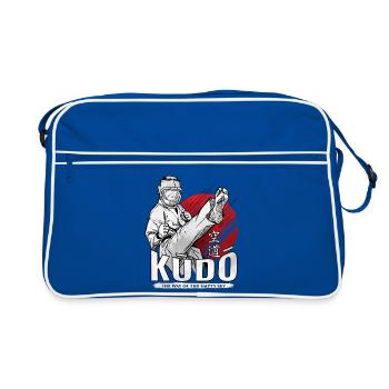 Arts Martiaux Kudo - La Voie du Ciel Vide - Sac Retro - bleu/blanc - Devant