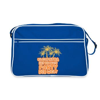 Gift for Cleopatra - Retro Bag - blue/white - Front