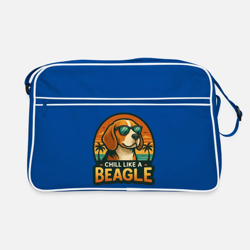 Chill Like A Beagle Retro Tasche