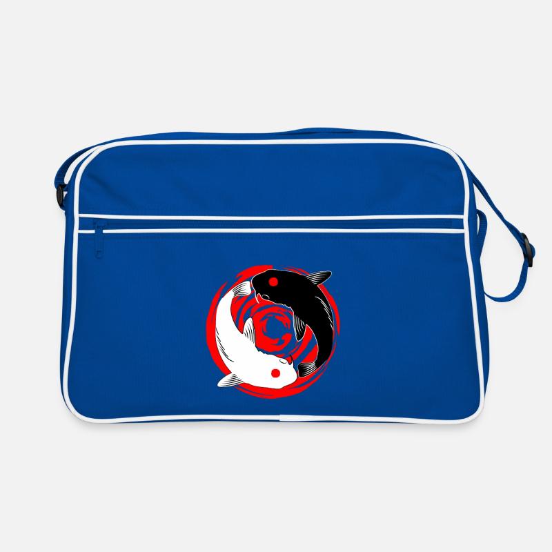 Koi YinYang Retro Tasche
