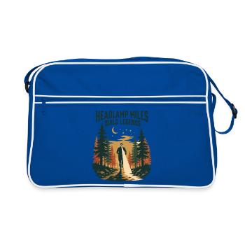 Trail Running - Miles avec lampe frontale Build Legends - Sac Retro - bleu/blanc - Devant