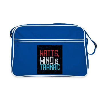 Watts Wind Tarmac - Retro Bag - blue/white - Front