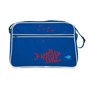 Unity is strength - Retro Bag - blue/white - Front