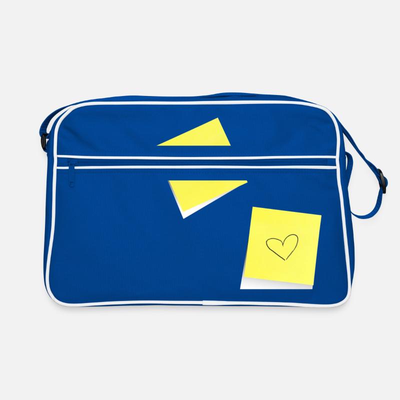 ich liebe dich , Notizzettel , Klebezettel, Notiz Retro Tasche