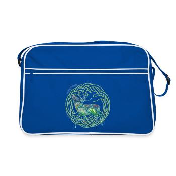 hirsch durathror e 115 - Sac Retro - bleu/blanc - Devant