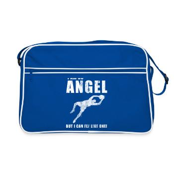 Gardien de but | Gardien de but | Soccer | Footbal - Sac Retro - bleu/blanc - Devant