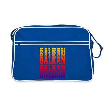 Design des Balkans - Sac Retro - bleu/blanc - Devant