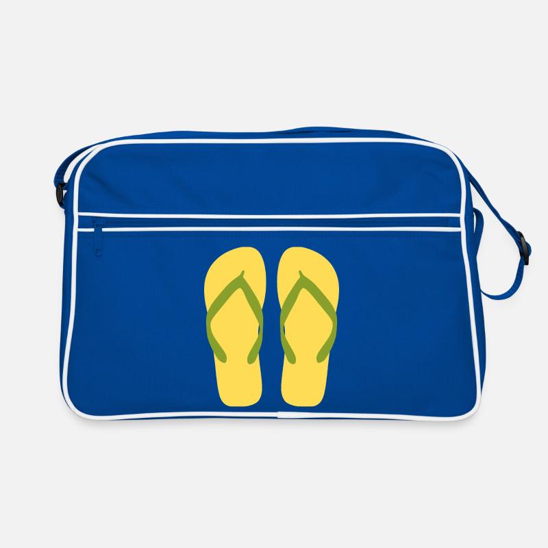 Sunny Yellow Flipflops Retro Bag