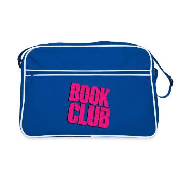 Bookclub! - Retro Tasche - Blau/Weiß - Vorne