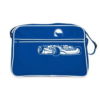 Go-Kart / Go-Cart 01_white - Retro Bag - blue/white - Front