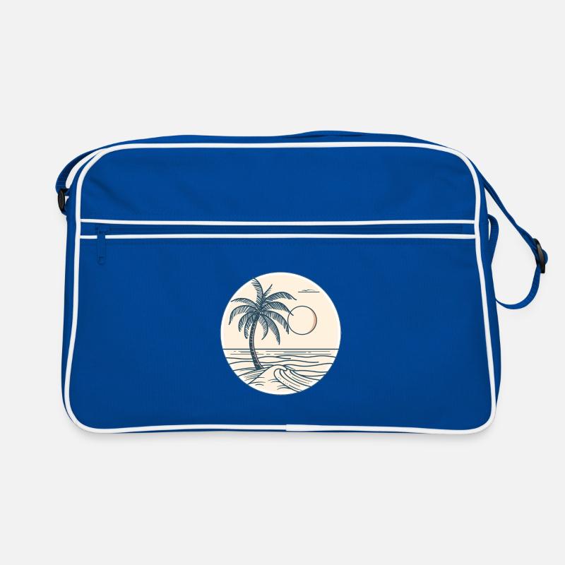 Palm Beach Sunset Retro Bag