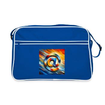 Symbol 5 - Retro Bag - blue/white - Front