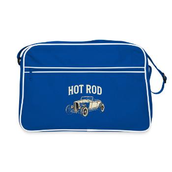 Hot Rod Classic Print - Retro Bag - blue/white - Front