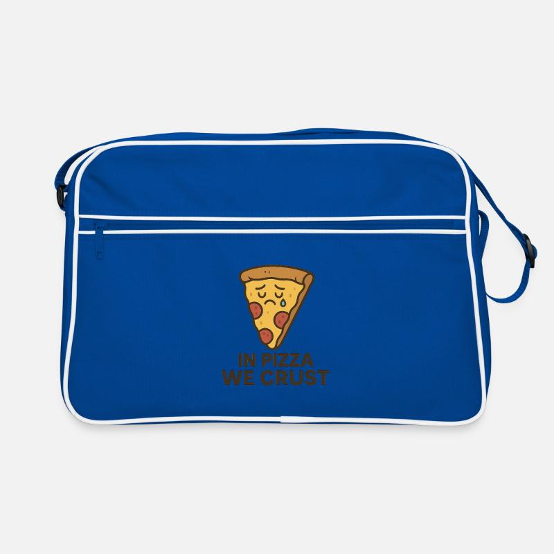 Dans la pizza on croûte Sac Retro