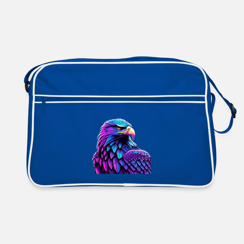 Glowing Eagle with Gradient Retro Bag
