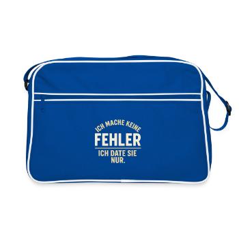 I'm Just Dating Them – Error Topic - Retro Bag - blue/white - Front