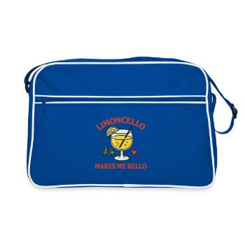Limoncello Plaisir Illustration - Sac Retro - bleu/blanc - Devant